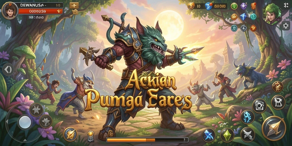 Tampilan gameplay seru dari DEWANUSA yang penuh aksi.