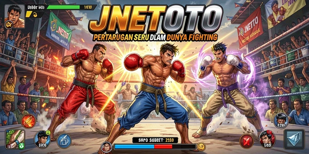 Screenshot JNETOTO menampilkan aksi pertarungan yang mendebarkan.