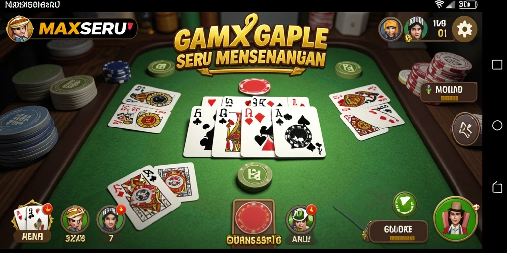 Tampilan gameplay seru dan mengasyikkan dari MAXSERU.